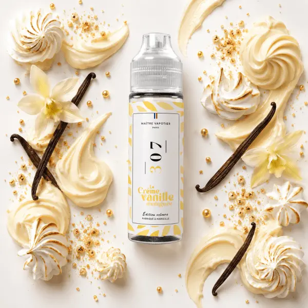 N°307 La Crème Vanille Meringuée 50ml - Maître Vapotier