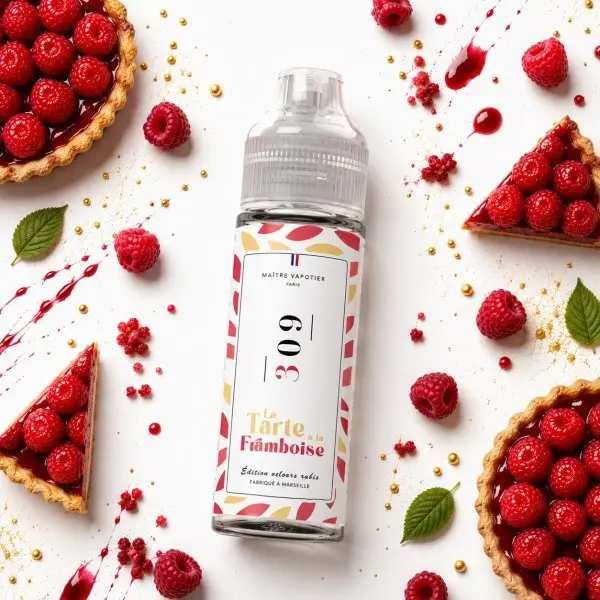 N°309 La Tarte à la Framboise 50ml - Maître Vapotier