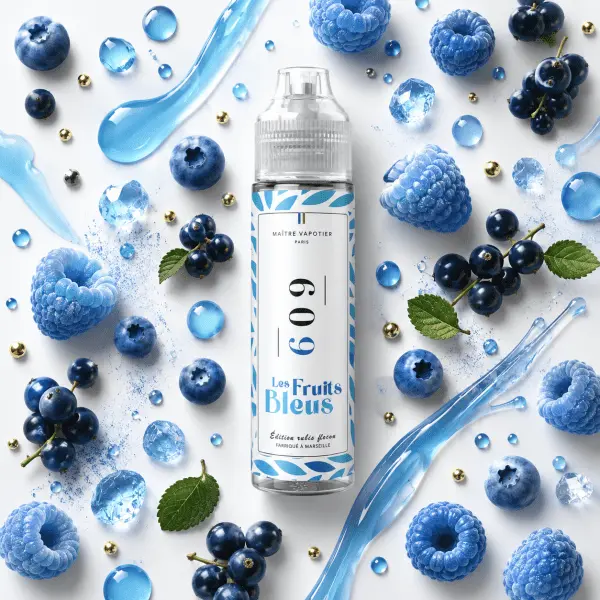N°609 Les Fruits Bleus 50ml - Maître Vapotier