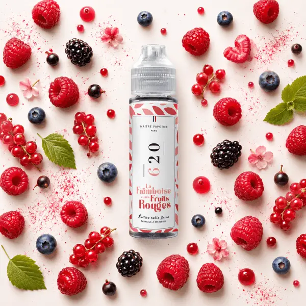 N°620 La Framboise et ses Fruits Rouges 50ml - Maître Vapotier