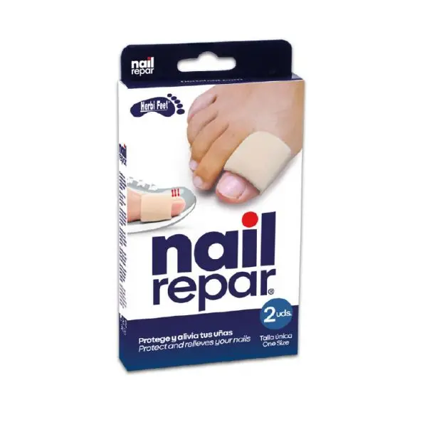 Nailrepar - Orthèse tissulaire avec corps interne en silicone - Réparation des ongles - HerbiFeet
