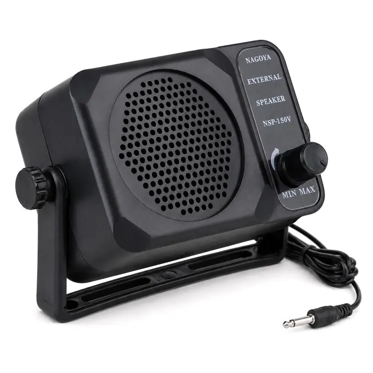 NSP-150V Car Radio External Speaker with Volume Control and Adjustable Stand(Black)