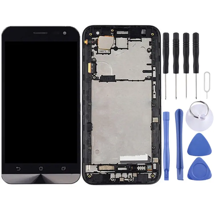 OEM LCD Screen for ASUS Zenfone 2 Laser ZE500KL ZE500KG Z00ED Digitizer Full Assembly with Frame(Black)