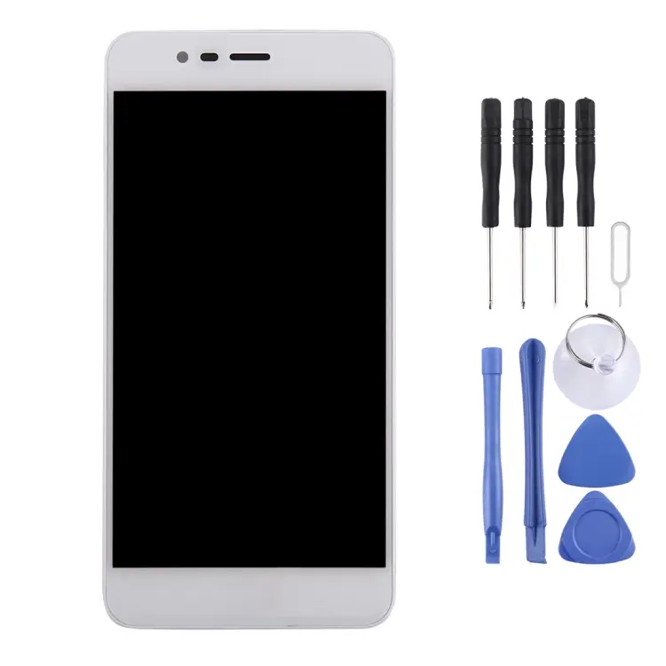 OEM LCD Screen for Asus ZenFone 3 Max / ZC520TL / X008D Digitizer Full Assembly with Frame(White)