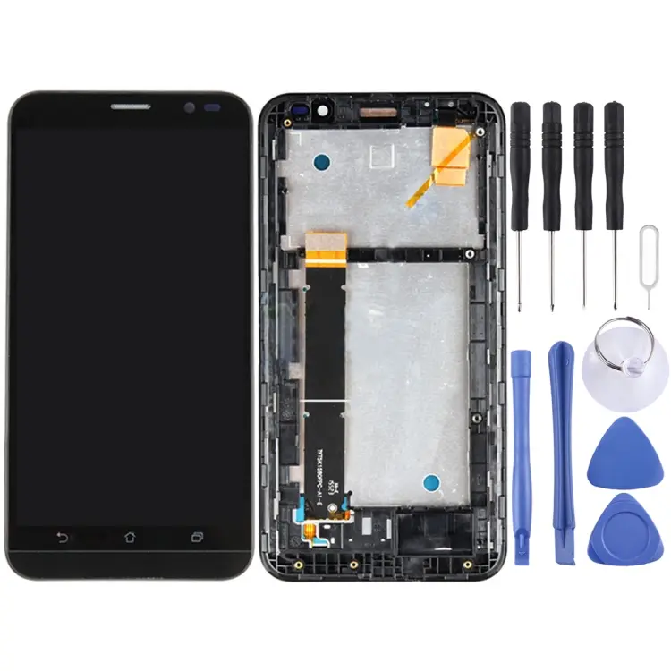 OEM LCD Screen for ASUS Zenfone Ir TV ZB551KL TD-LTE X013D X013DB Digitizer Full Assembly with Frame(Black)