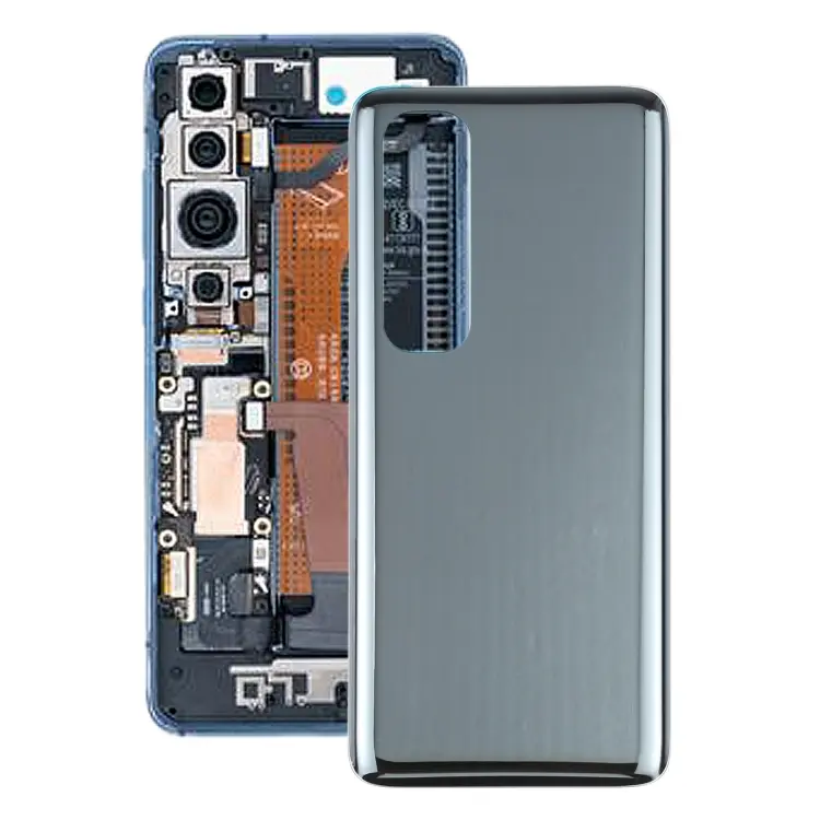Original Battery Back Cover for Xiaomi Mi 10S(Black)