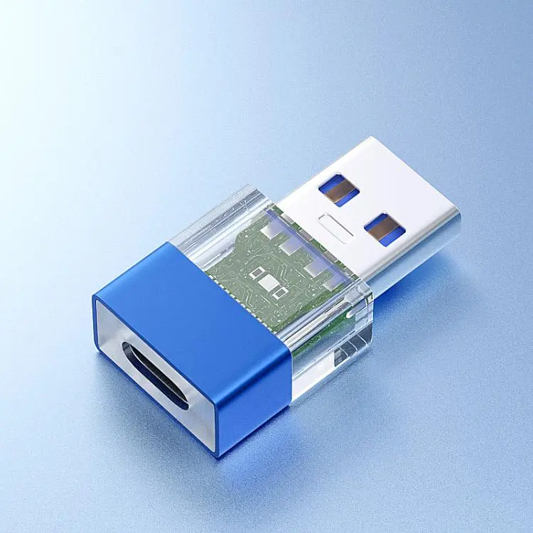 OTG3.0 Lighted Adapter High Speed Data Transfer For Computers Phones Mice Keyboards, Spec
