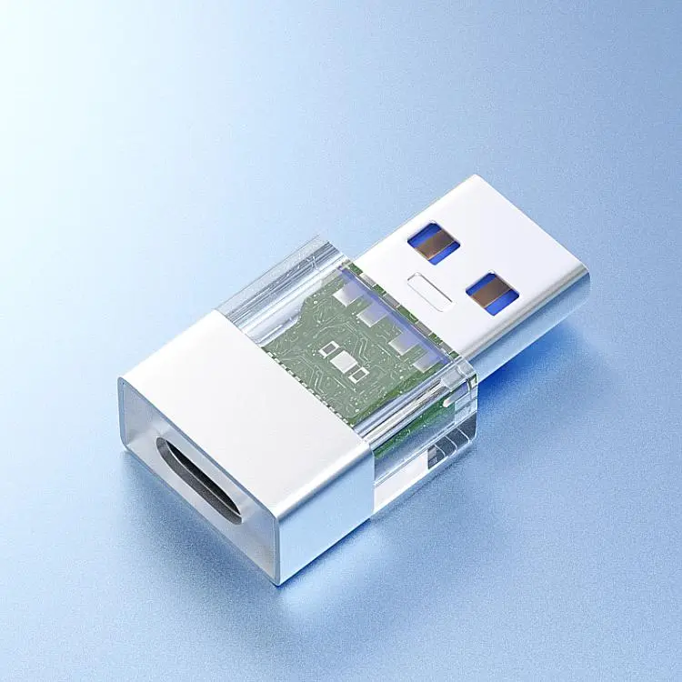 OTG3.0 Lighted Adapter High Speed Data Transfer For Computers Phones Mice Keyboards, Spec