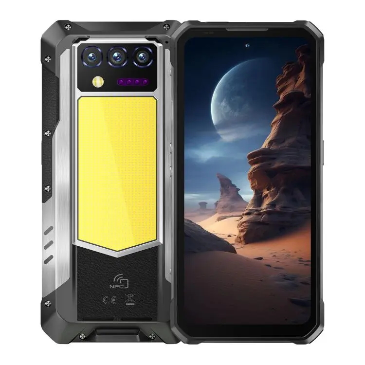 Oukitel WP100 Plus Rugged Phone, 12GB+512GB, Night Vision, 33000mAh, Fingerprint Identification, 6.8 inch Android 16 MediaTek Helio G100 Octa Core, NFC, OTG, Network