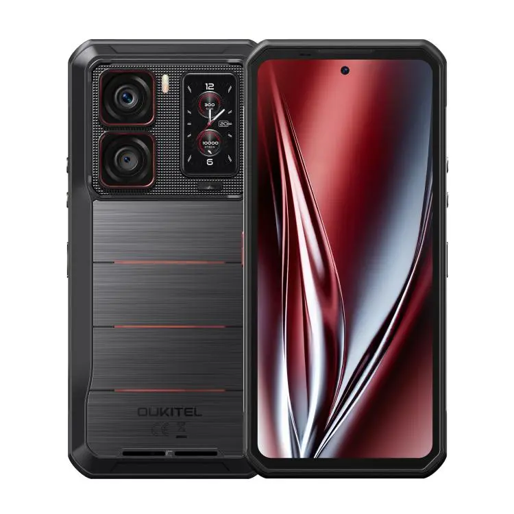 Oukitel WP300 Rugged Phone with Watch, 12GB+512GB, 6.8 inch Android 15 MediaTek Dimensity 7050 Octa Core, NFC, OTG, Network