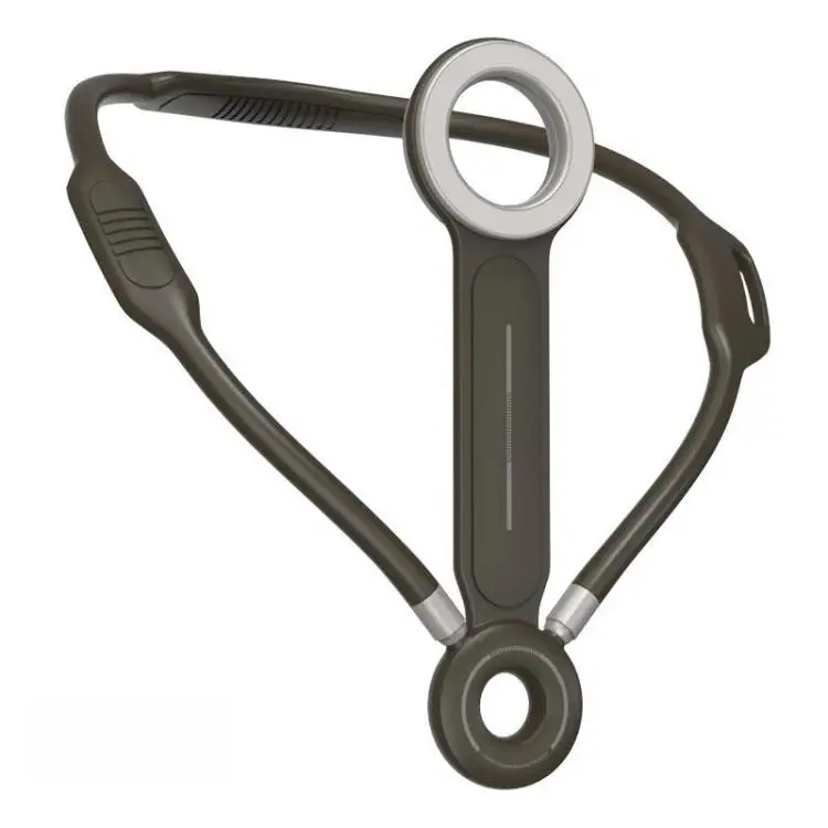 Outdoor Live Streaming Selfie Neckband Magnetic Phone Holder(Palm Black)