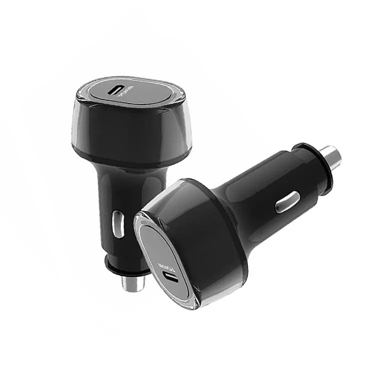 P01 PD45W Type-C / USB-C Buck Boost Car Charger(Black)