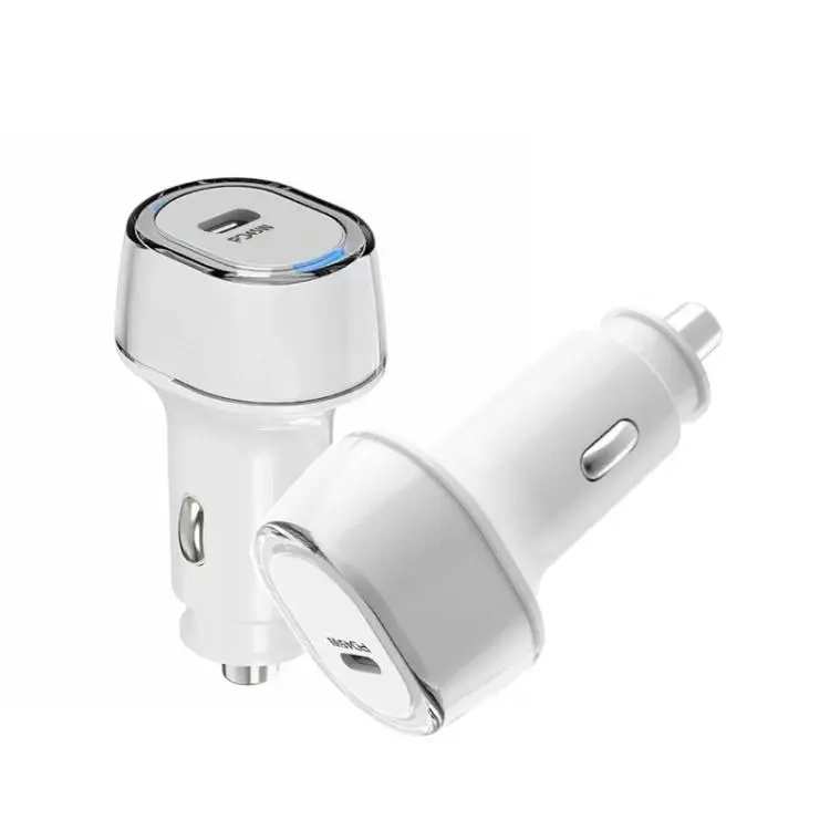 P01 PD45W Type-C / USB-C Buck Boost Car Charger(White)