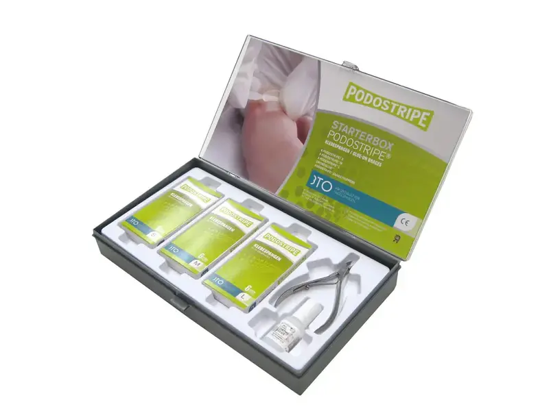 Pack de Démarrage pour Orthonyxie - Bandes + Colle + Pince - Podostripe