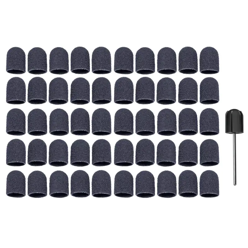 Pack - Porte-capuchons abrasifs ronds 7005 + 50 capuchons abrasifs 0503 Grain gros - 13 mm - Ruck