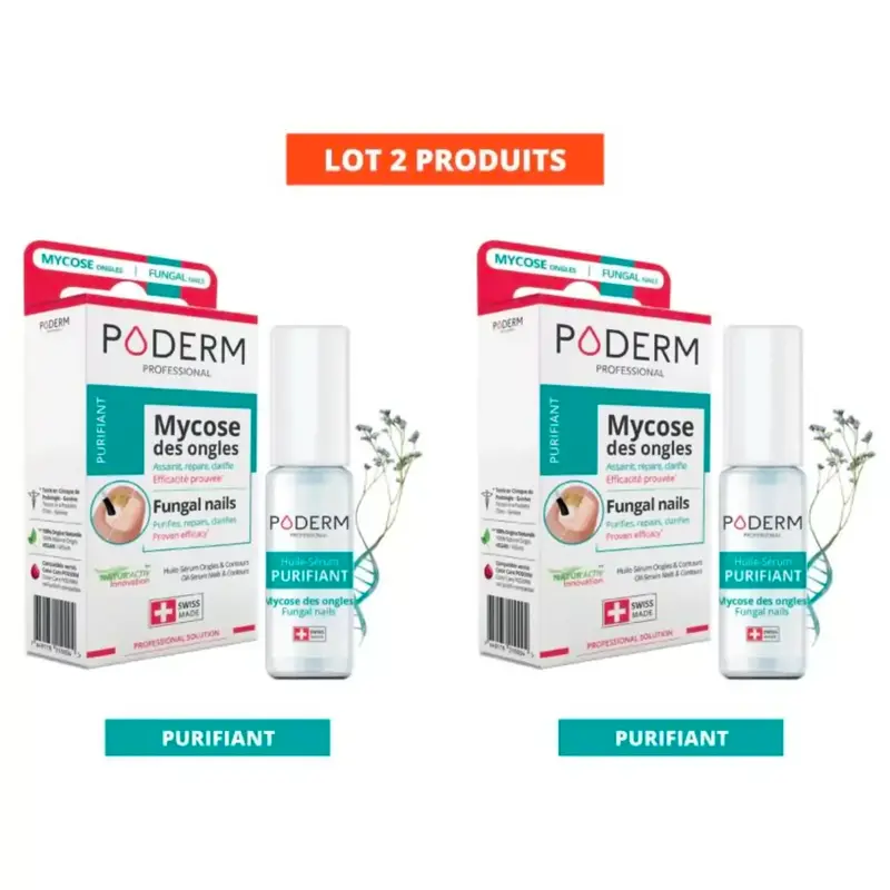 Pack Traitement Sérum Purifiant - 2 x 8 ml - Poderm Professional