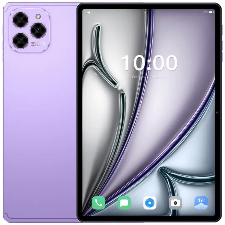 Pad 16 Pro 10.1 inch 4G LTE Tablet PC, 4GB+32GB, Android 10 MTK6755 Octa Core, EU Plug (Purple)