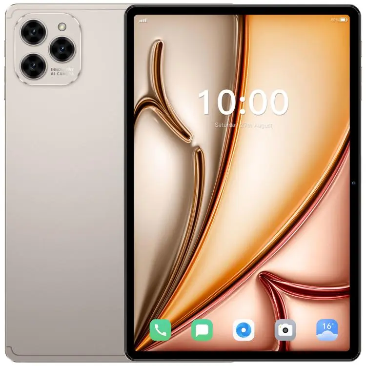 Pad 16 Pro 10.1 inch 4G LTE Tablet PC, 4GB+32GB, Android 10 MTK6755 Octa Core, UK Plug (Gold)