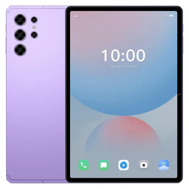 Pad 25 Ultra 10.1 inch 4G LTE Tablet PC, 4GB+32GB, Android 10 MTK6755 Octa Core, UK Plug (Purple)