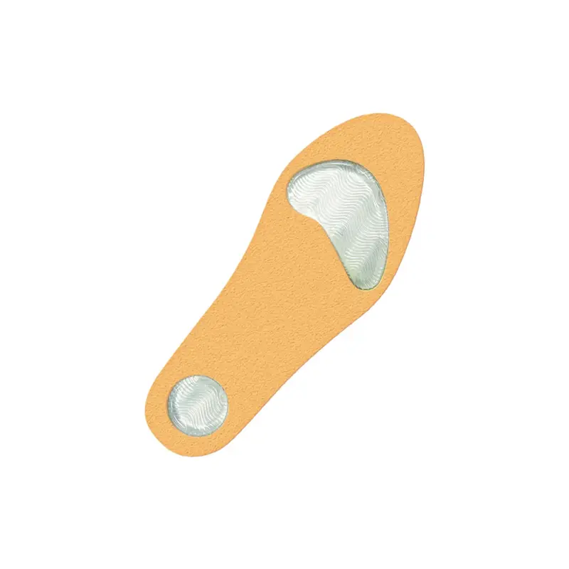Paire de semelles en gel - revêtement tissu - 3 tailles disponibles