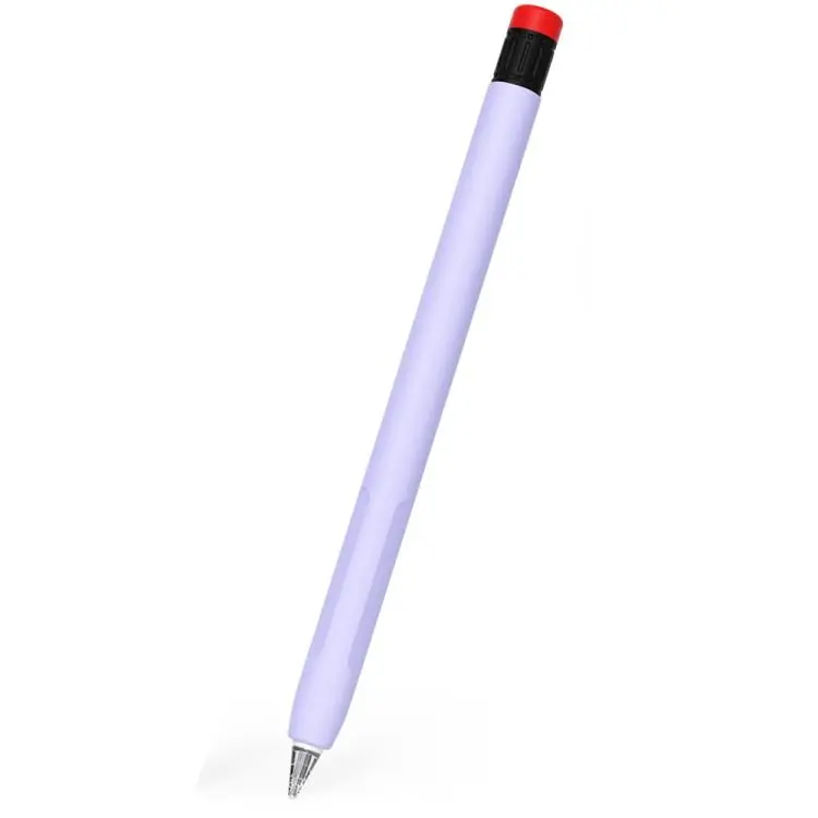 Pencil-style Silicone Pen Sleeve For Huawei M-Pencil 1 / 2 / 3(Lavender Purple)