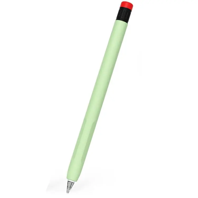 Pencil-style Silicone Pen Sleeve For Huawei M-Pencil 1 / 2 / 3(Matcha Green)