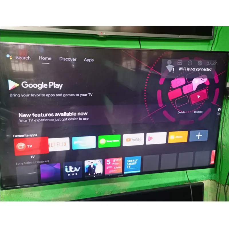 Philips 55 Inch 55PUS6401 Smart 4K UHD Android TV with 2-sided Ambilight, WiFi & Bluetooth - London Used