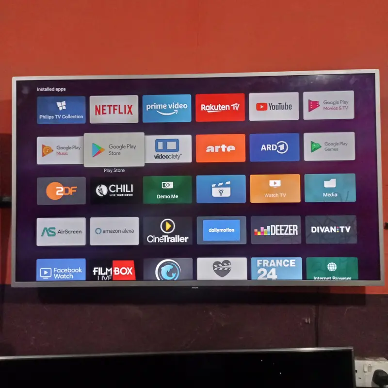 Philips 55 Inch 55PUS6551 Smart 4K UHD Android TV with 3-sided Ambilight, WiFi & Bluetooth - Foreign Used