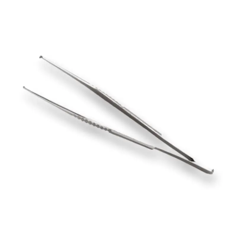 Pince à disséquer - 12 cm - Mors à griffes - Inox