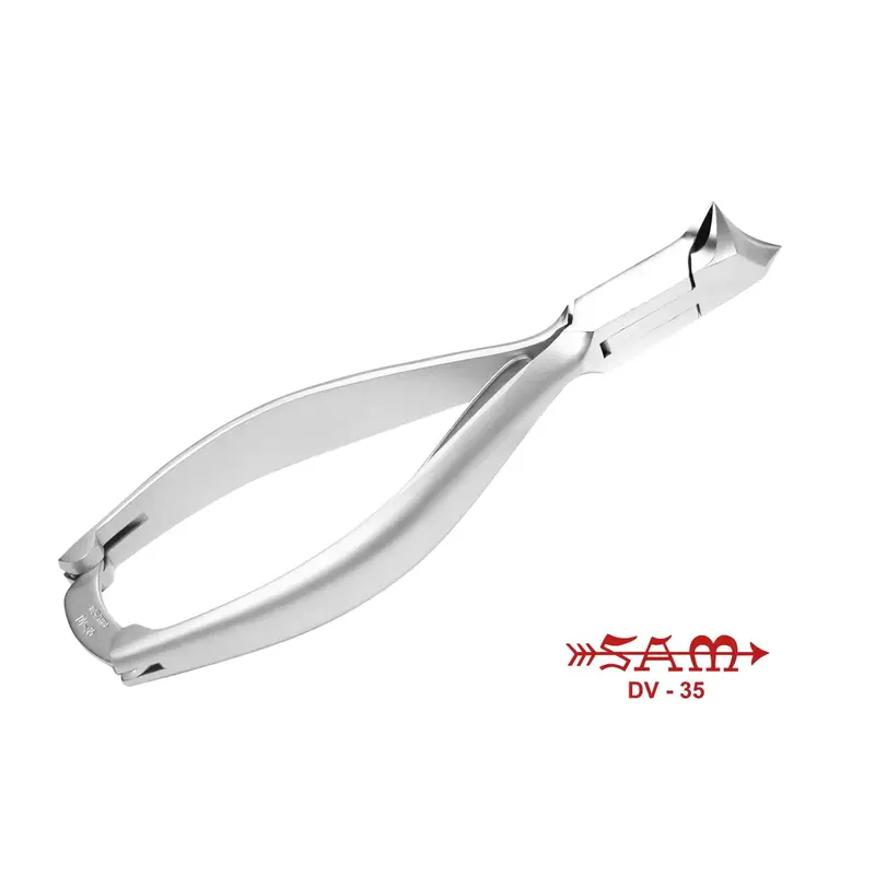 Pince à ongles - Acier inoxydable - Finition satinée - Coupe concave - 14 cm - Sam