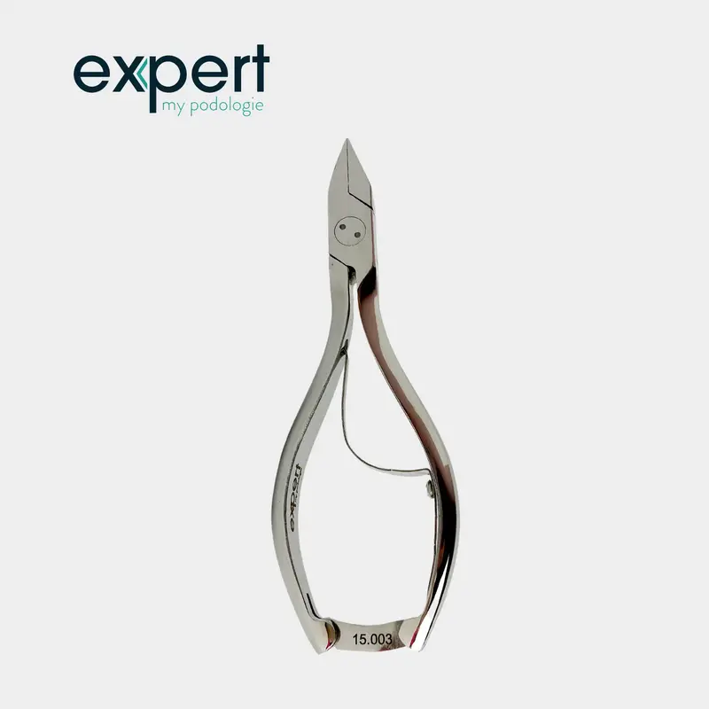 Pince à ongles - Coupe droite - 20 mm - Mors plats et fins - Inox - Expert by My Podologie