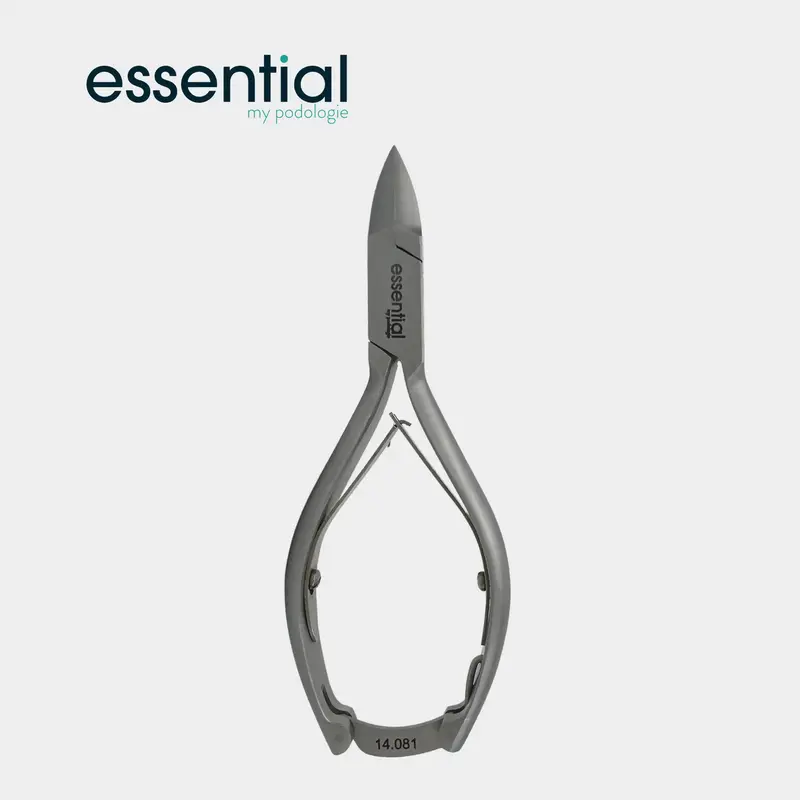 Pince à ongles - Coupe droite - Mors effilés - 13,5 cm - Inox - Bec droit - Essential by My Podologie