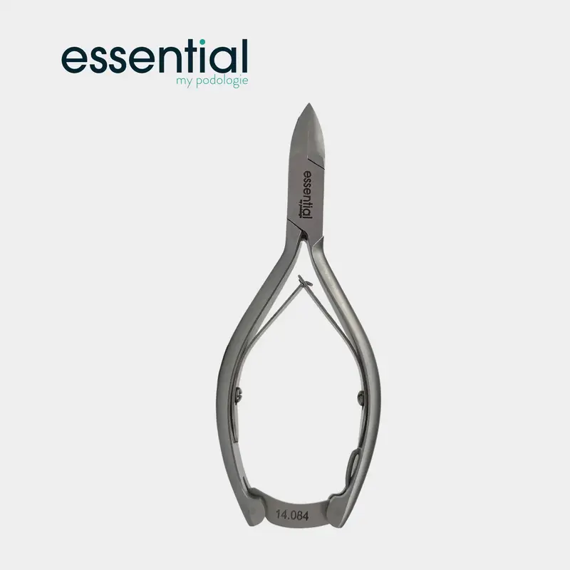 Pince à ongles - Coupe droite - Mors effilés et fins - 13 cm - Inox - Essential by My Podologie