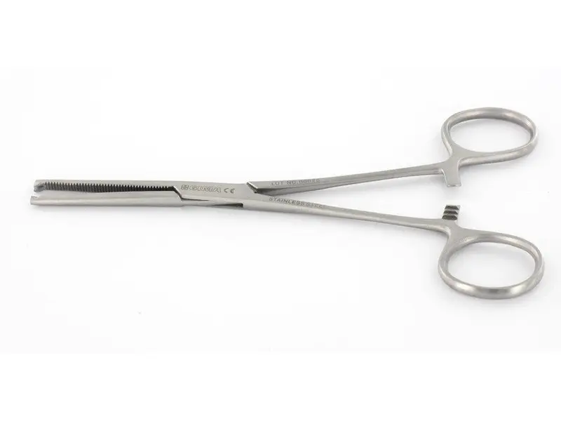 Pince de Kocher droite avec griffe 14 cm