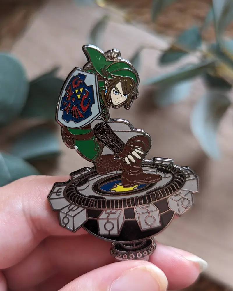 Pin's Métal - Link spinner