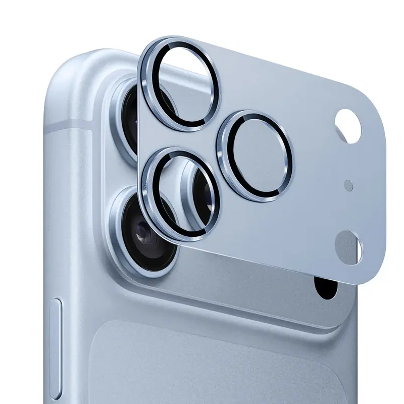 Plaque de protection pour caméra pour iPhone 18 Pro Glacier