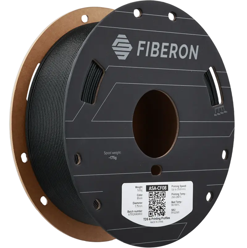 Polymaker Fiberon™ ASA-CF08 - 1.75 mm - 500 g - Noir
