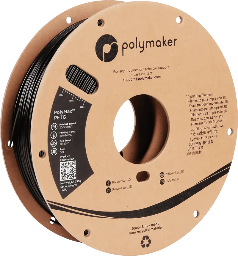 POLYMAKER POLYMAX TOUGH PETG 1.75/750g