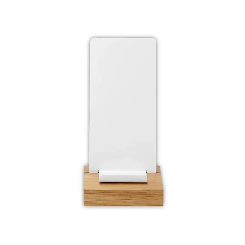 Porte-brochures pour piédestal en bois - Ruck