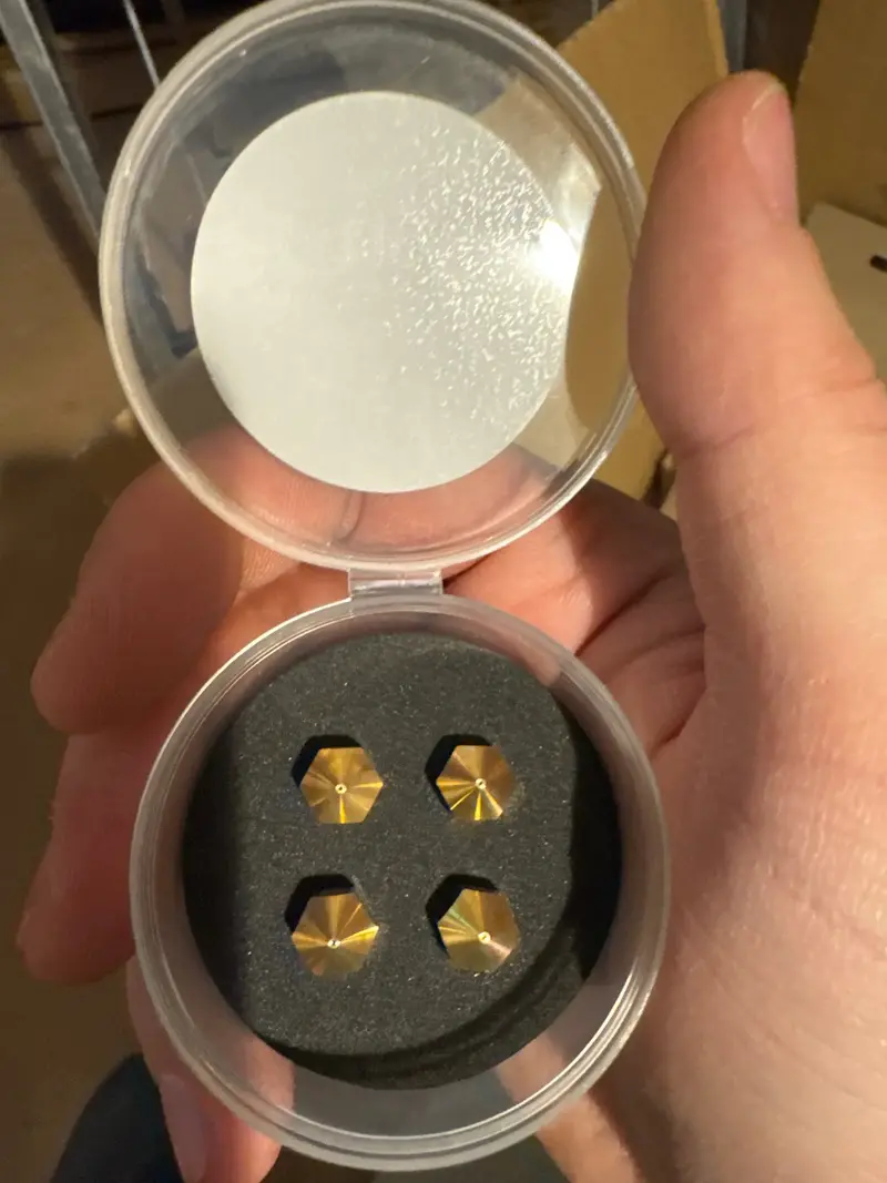 PRIMACREATOR MK8 NOZZLE OTTONE 0,4 MM - SET 4 PZ