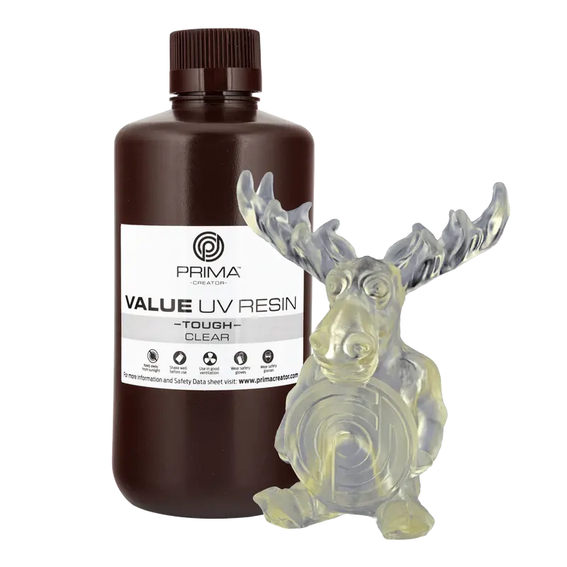 PRIMACREATOR - Résine UV ABS-LIKE Transparente - 1 kg