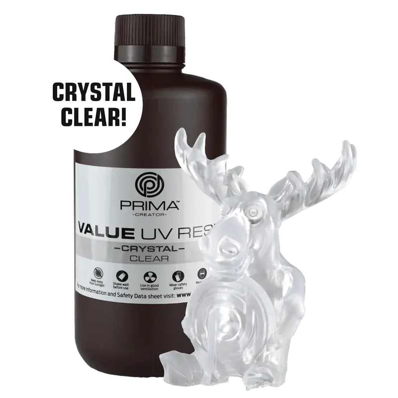 PRIMACREATOR - Résine UV Cristal transparente - 1 kg
