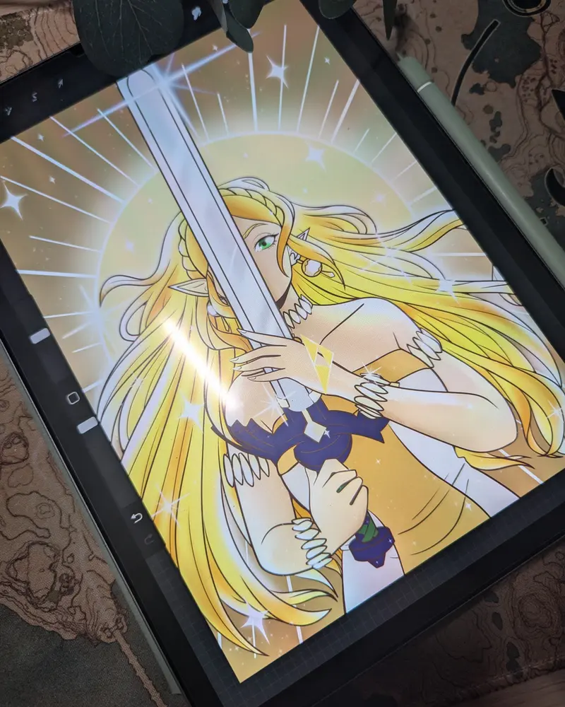 Print - Zelda gardienne de la lumière