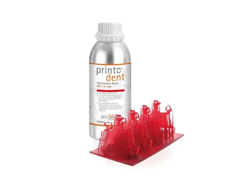 Pro3dure GR-12 cast — Resina 3D per Forme da Colata Dentali