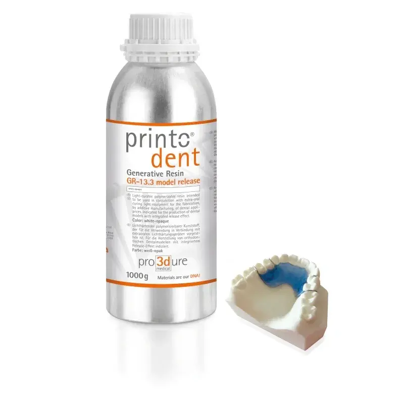 Pro3dure GR-13.3 Resina 3D per Modelli Ortodontici con Effetto Distaccante Integrato