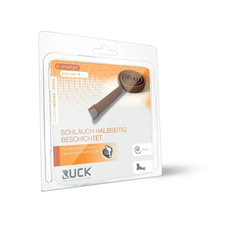 Protection pour orteils demi-face - Soulagement de la pression et du frottement - Tissu et gel - Ruck