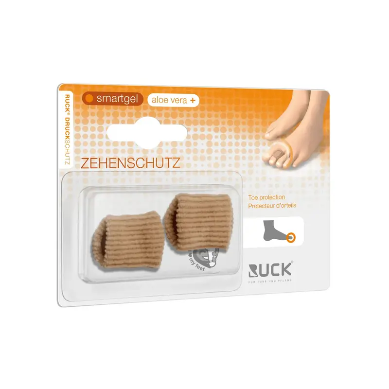 Protection pour orteils - Lot de coussinets - Tissu et gel - Ruck