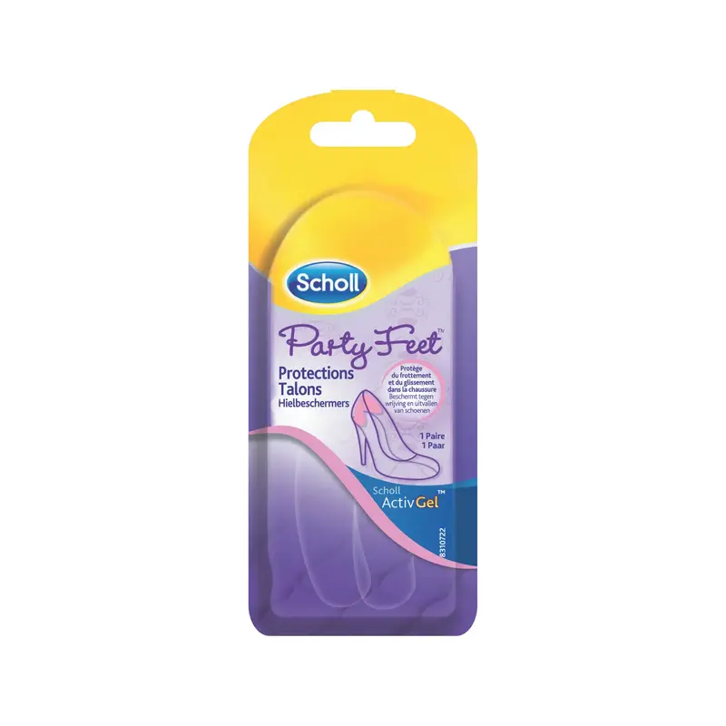 Protections en Gel Anti-Frottement/Glissement Talons - 1 paire - Scholl
