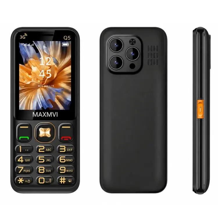 Q5 3G Key Phone, 3600mAh Battery, 2.8 inch, SOS, 21 Keys, Dual SIM, Network