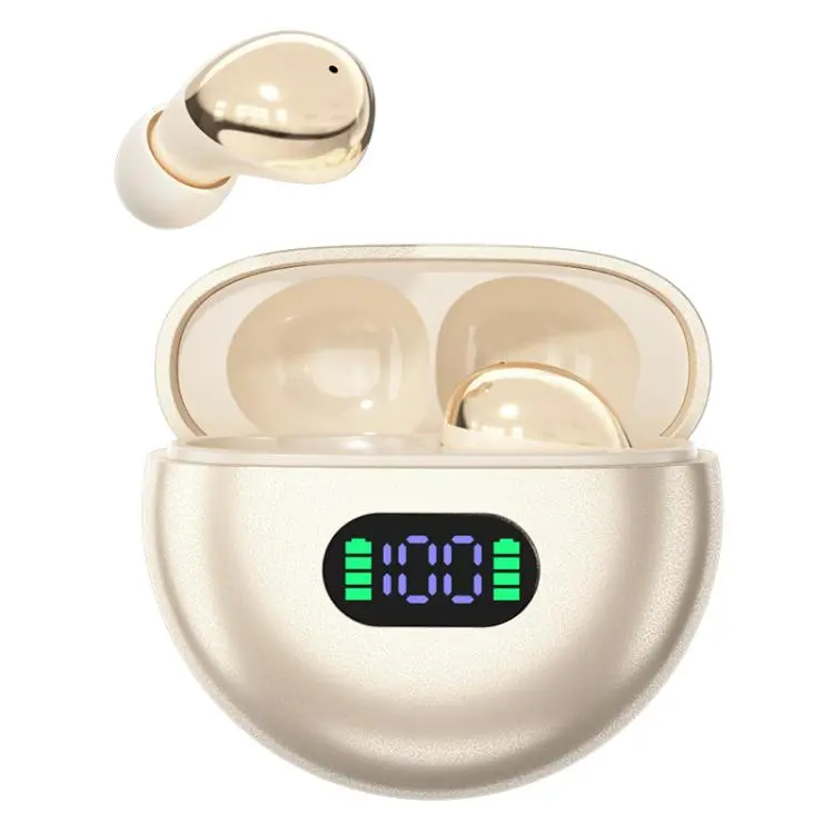 Q61 Intelligent Noise Reduction Bluetooth 5.4 Wireless TWS Earphones(Gold)